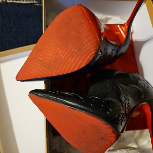 Christian Louboutin black statement booties! 37.5 - Picture 8 of 8